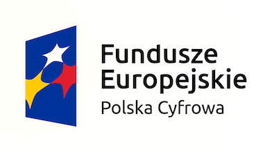 Logo Fundusze Europejskie Polska Cyfrowa