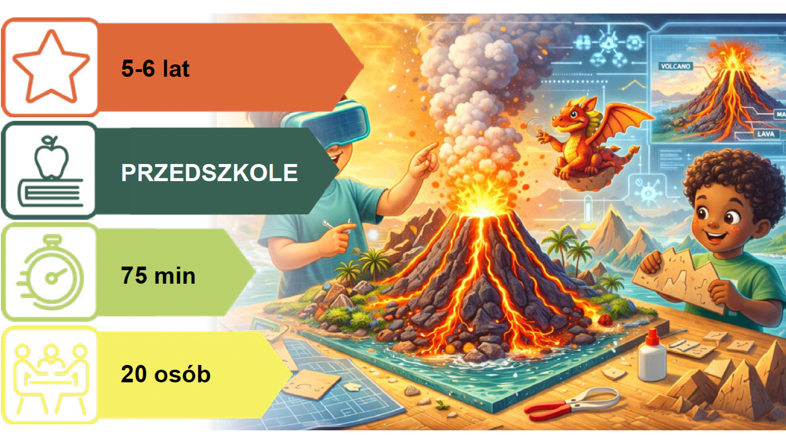 Scenariusz dla Przedszkoli: WYSPA OGNISTEGO SMOKA