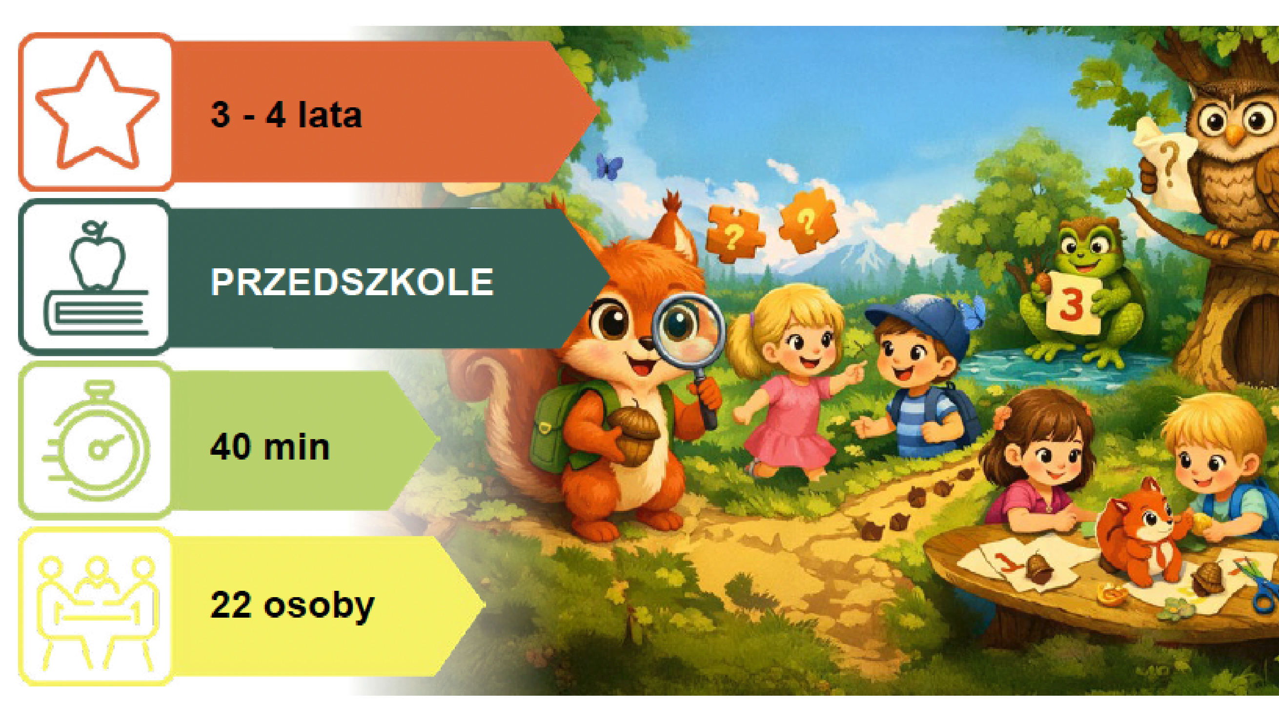 Scenariusz dla Przedszkoli: PRZYGODY WIEWIÓRKI RÓŻY - GDZIE SIĘ PODZIAŁY ORZESZKI?