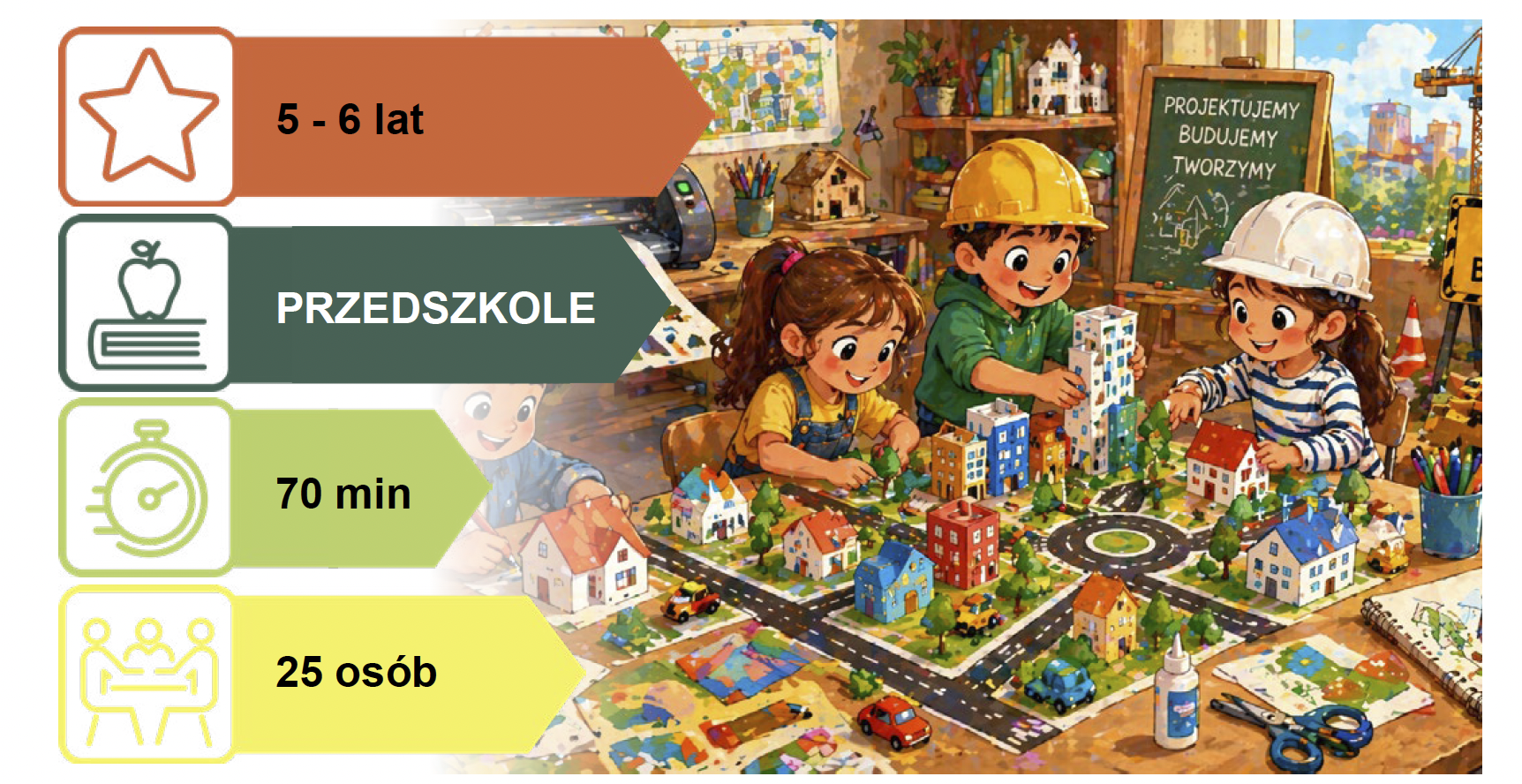 Scenariusz dla Przedszkoli: MALI ARCHITEKCI - BUDUJEMY OSIEDLE MARZEŃ